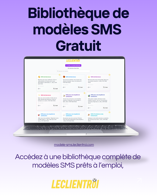 Bibliothèque de modèles SMS gratuit